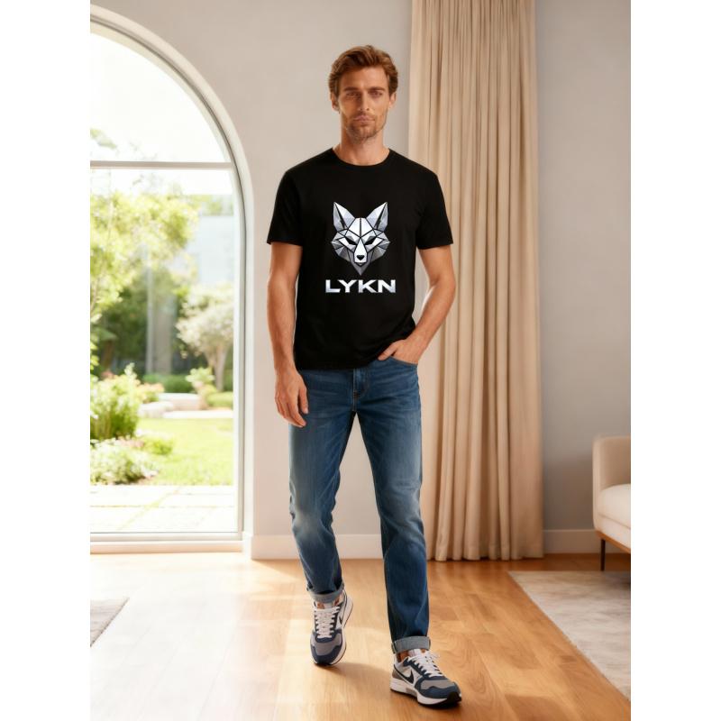 Playera Lykn Grupo K-Pop 2 Logo Aesthetic T-Shirt, Casual T-Shirt, Retro Style, Machine Washable Fabric, Comfortable Classic Crew Neck, 100% Cotton,