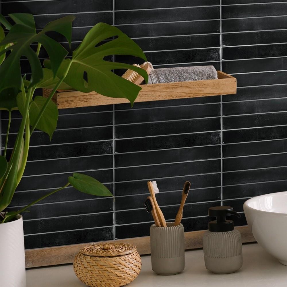 Brick Design Backsplash Wall Decals 3D Imitation Wall Tile Stereo Wall Stickers  Home Decoration