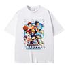 Anime Kuroko's Basketball Stripverhaal Grafische Print Unisex Losse Pasvorm Zomer Heren Hoge Kwaliteit Zacht Puur Katoen Korte Mouw T-shirt