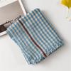 Fashion Plaid Cotton Linen Women's Scarves Autumn Winter Warm Neckerchief Pashmina Casual Small Lattice Tassel Bufandas Shawls