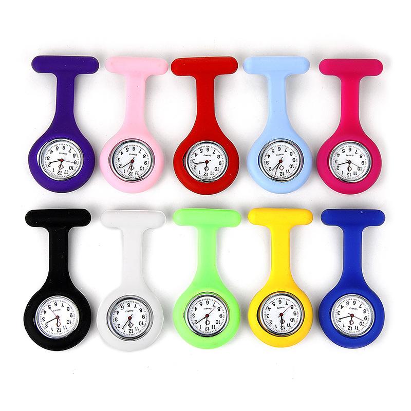 Silicone Nurse Watch Medical Pin Nurse Pendant Watch Student Pocket Watch