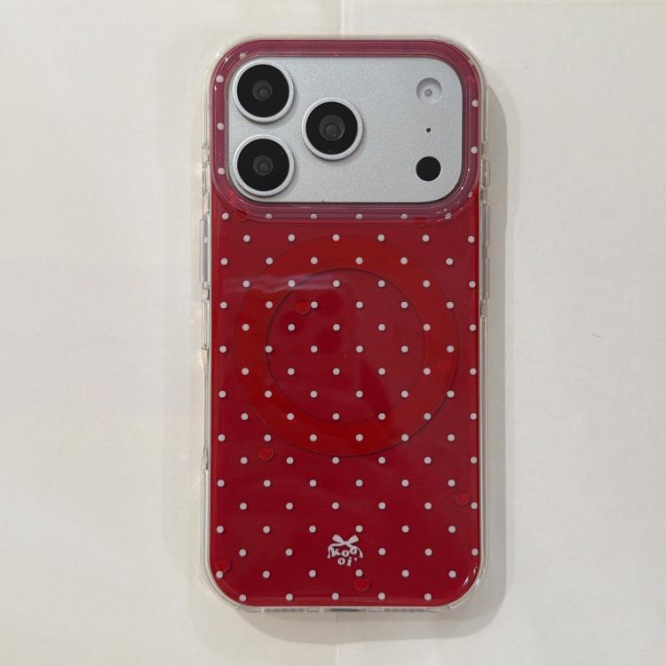 Magnetic Burgundy Horse Stand for iPhone 15 Pro/16 Pro Max Case iPhone 15 Pro Max