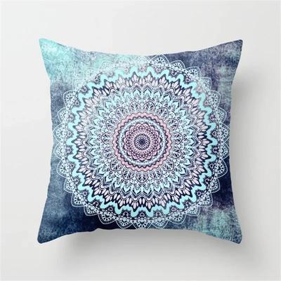 Geometric Cushion Cover Sofa Throw Pillow  Home Decoration Boho Mandala Flower