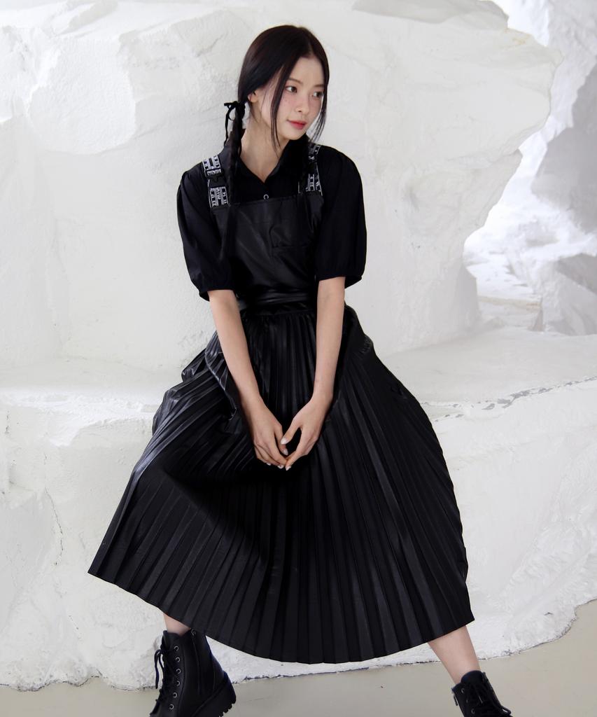 Eipeuleonwei Vivi Pleats Apron Dress 2 Sizes