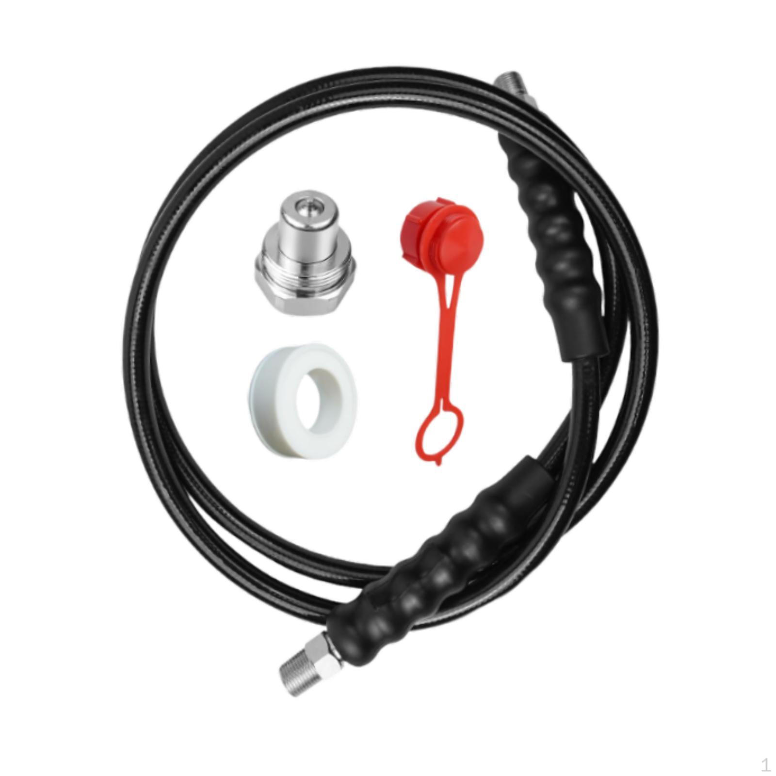 

High Pressure Hydraulic Hose 6 Feet Replacement Premium Easy Installation Repair Part CH-604 Coupler