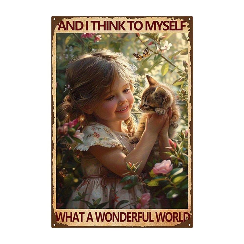 Metal Poster Chicken Easter Eggs Kitchen Decor 20x30cm