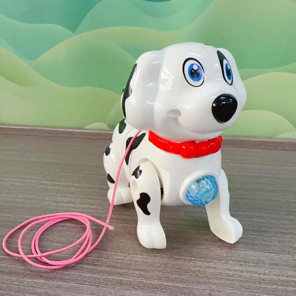 Electric Walking Dog Toy with LED Light & Music Interactive Electronic Pet Puppy Robot Dog Toy for Kids Birthday Xmas Gift