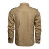 Camicie da Lavoro Militari da Uomo Multi-tasche Camicie Casual da Esterno in Cotone da Uomo Buona Qualità Uomo Taglia Larga Camicie Monocolore a Maniche Lunghe