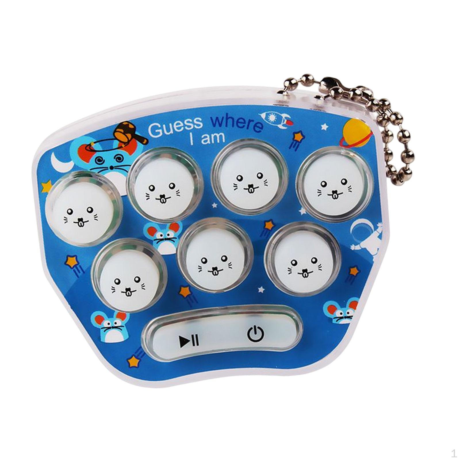 

Игрушка-брелок Press Bubble Обучающий ручной брелок для мелкой моторики Сенсорный Blue White