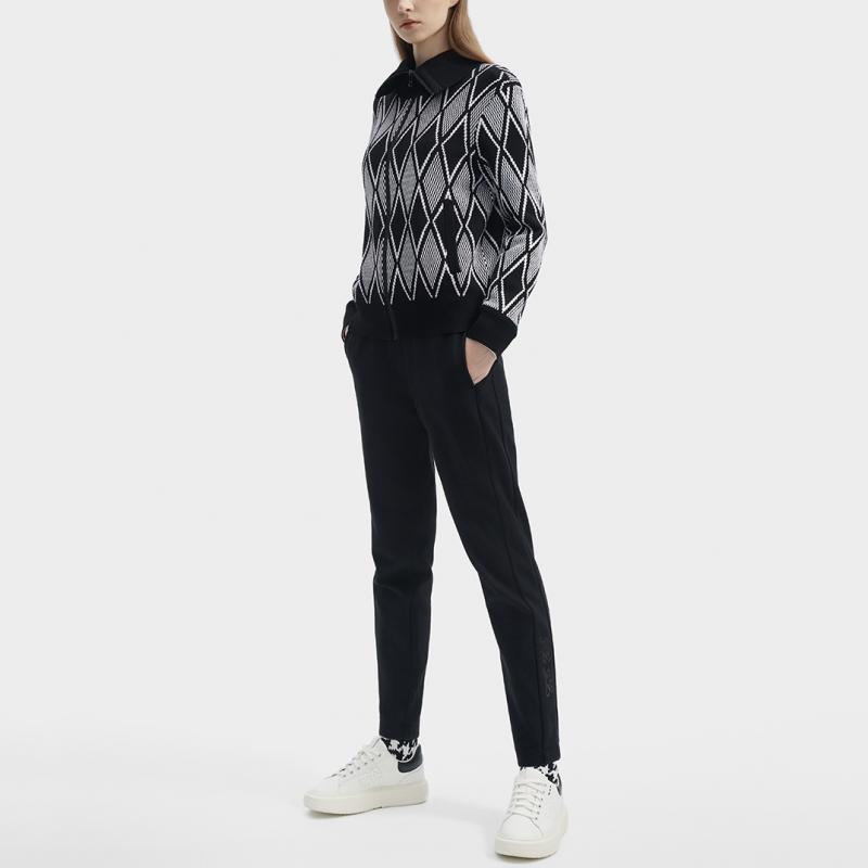 New FILA Casual Pants Women's Jet Black F11W443605F-BK