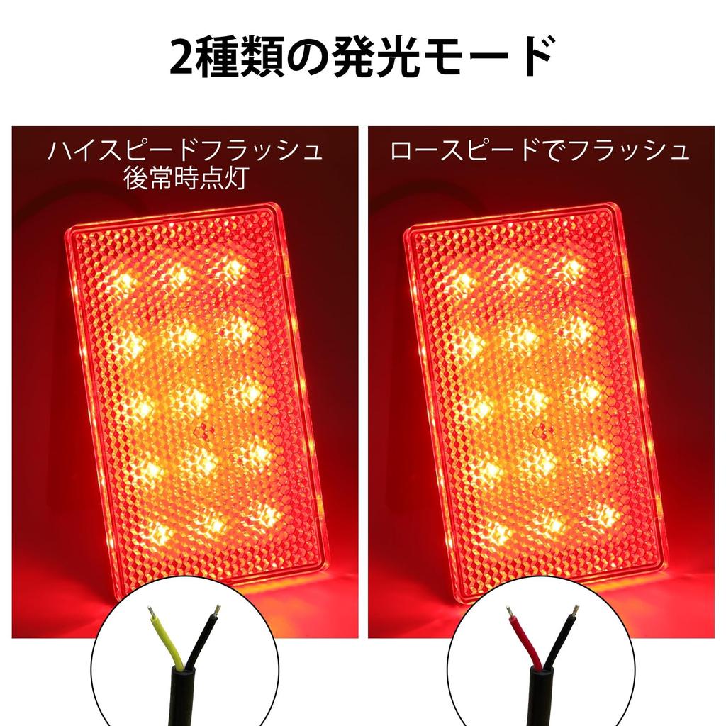 Ygmylandbb Back Fog LED Rear Fog F1 Stop Lamp Brake Lamp for Cars Tail