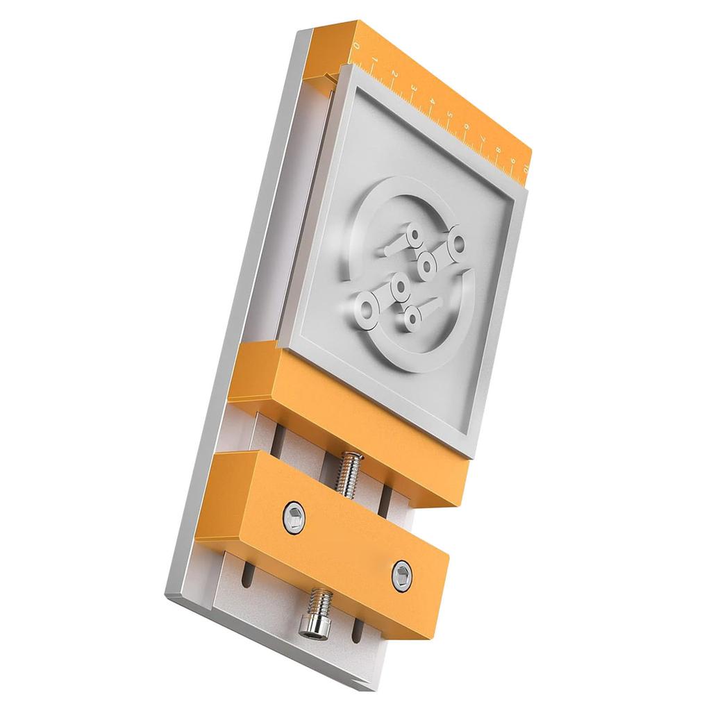 CNC-Schraubstock-Arbeitstisch für Desktop-CNC-Fräsmaschine Präziser 136mm Spannbereich Stabil für Holzbearbeitung Metallbearbeitung