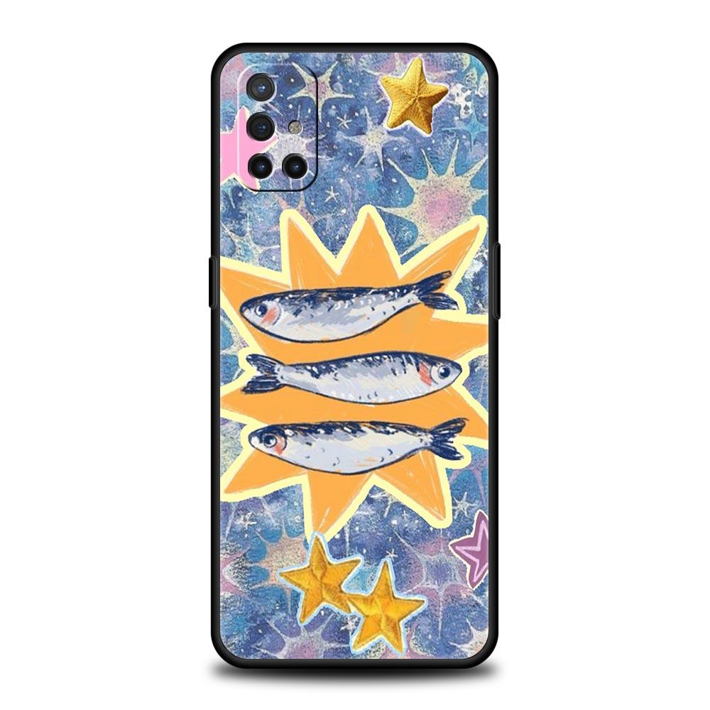 

Phone Case For Oneplus 13R 13 12 10T 11 R10 Nord N100 N200 N10 9 9R CE 2 3 Z Pro Lite 5G Soft TPU Cover Blue Ocean Fish Fundas OnePlus 10R
