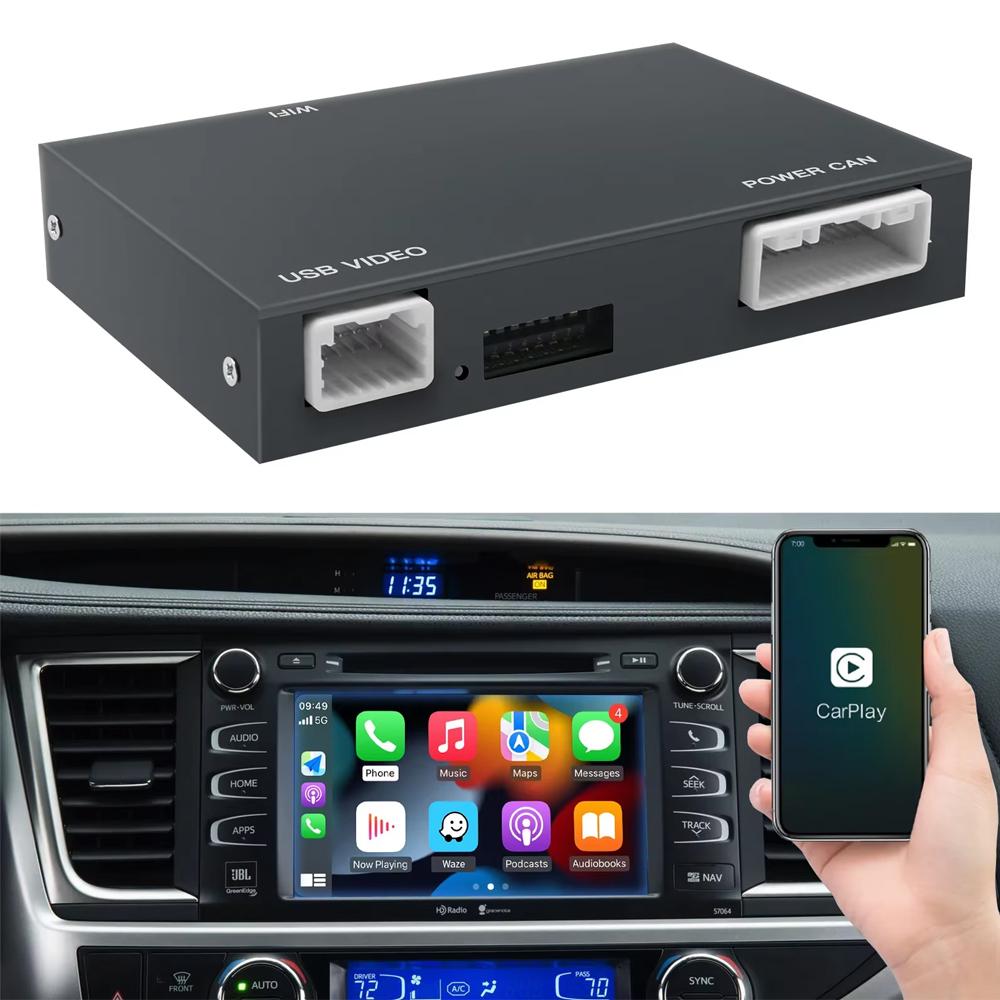 

OEM Screen Upgrade Decoder multimedia Retrofit Kit For Toyota Yaris Corolla Tacoma Camry CHR Tundra Highlander 4Runner multimedi
