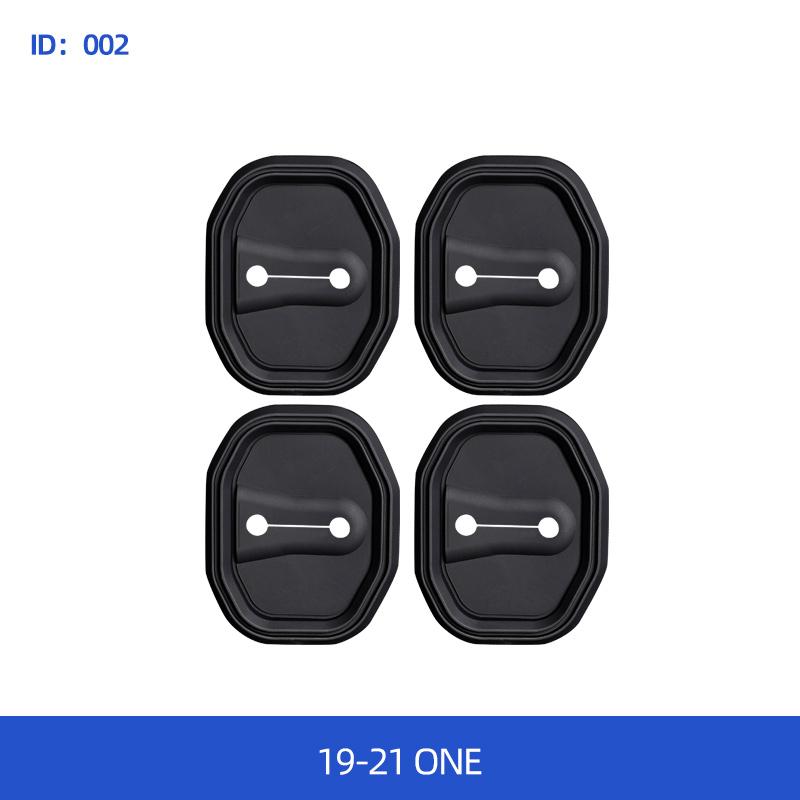 4Pcs For Lixiang ONE    Car Door Mute Damping Cushion Silicone Door Lock Buckle Protective Cover