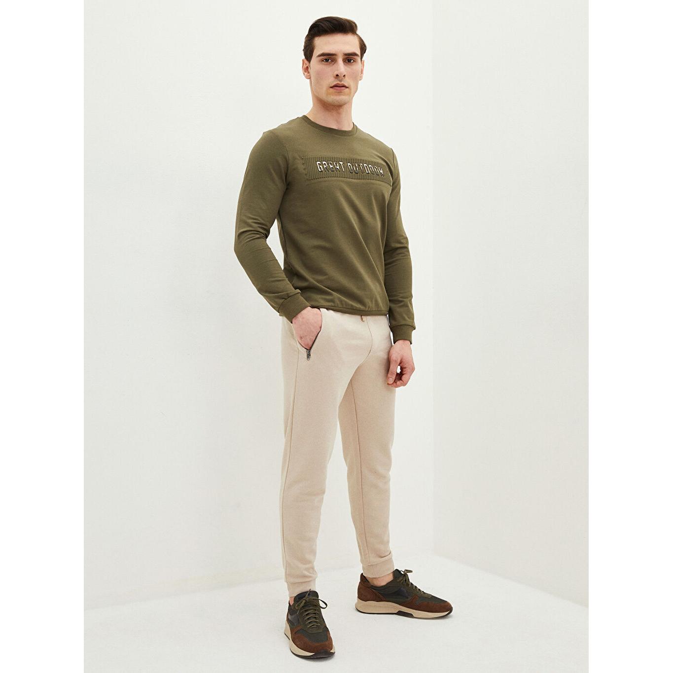 

Бежевые мужские спортивные штаны Standard Fit