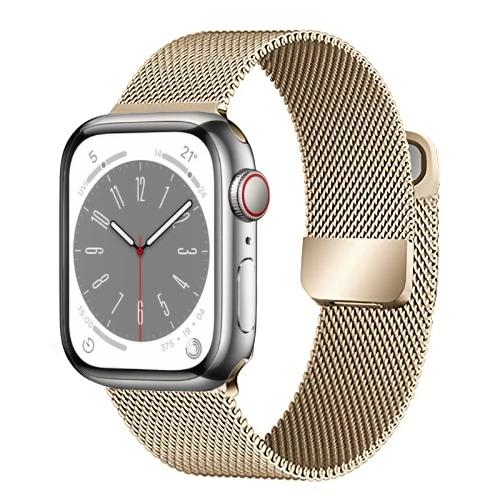 Milanese Loop Band for Apple watch Ultra 9 8 7 6 5 SE 45mm 49mm 44mm/41mm/40mm Metal Magnetic Strap iWatch 11 10 46mm 42mm Band