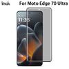 For Moto Edge 70 Ultra 5G Glass IMAK 3D Curved Privacy Tempered Glass Full Screen Coverage Film