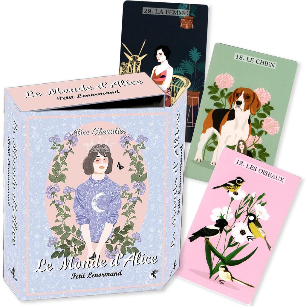 [Authentic] Small World Lenormand Cards [Includes Japanese Paper with Lenormand Card Meanings] Tarot Reading