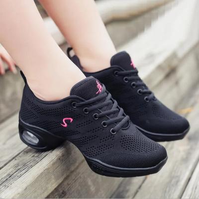 Frau Neue Tanzschuhe Mädchen Sport Weiche Sohle Atem Frauen Übung Tanzschuh Modern Jazz Ballettschuhe Sneakers