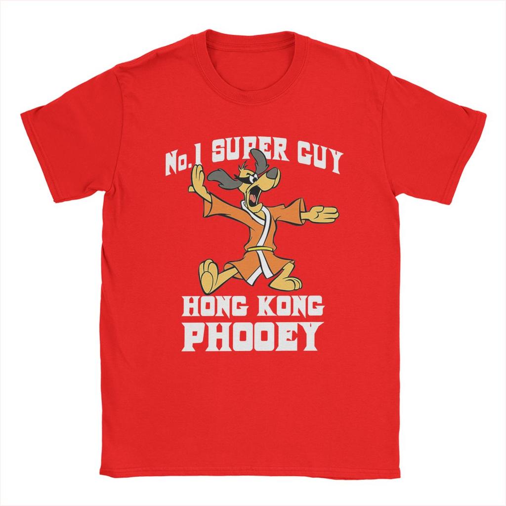 Men T-Shirt Hongs Kongs Phooey Fashion Cotton Tee Shirt Short Sleeve T Shirts Round Neck Clothing Unique