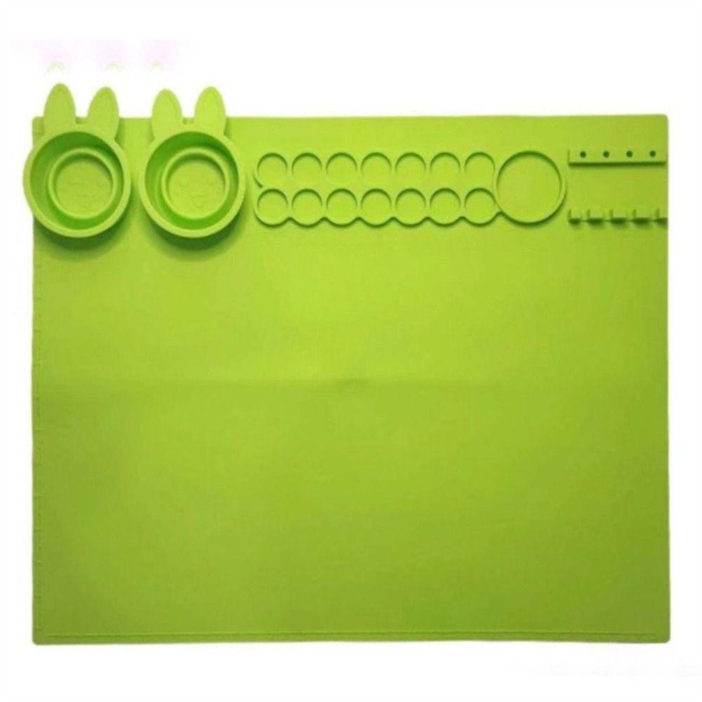 Hexagon Art Silicone Craft Mat Art Graffiti Painting Mat Silicone Painting Mat Clay Play Tools