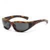 Fashion personality European and American sports style sunglasses female Internet celebrity high sense street shot sunscreen UV protection sunglasse