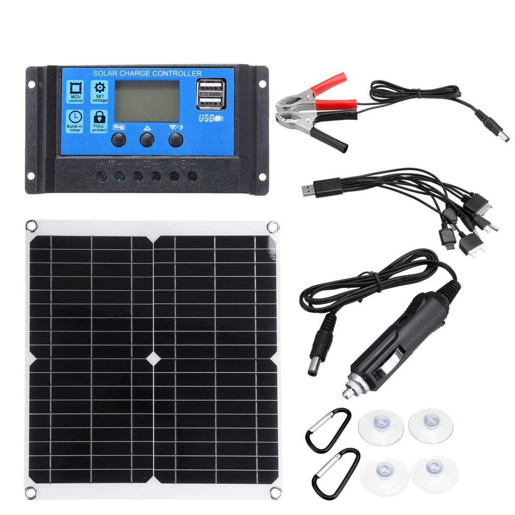 Exclusive 25W Solar Panel: Outdoor Multi-Purpose Power Bank & Pet Cooler