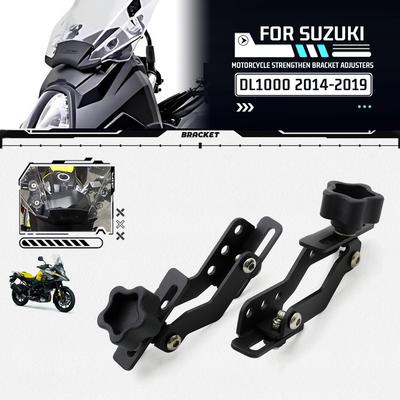 Suzuki V-Strom DL 1000 DL1000 ABS 2014-2019 için Motosiklet Aksesuarları Rüzgarlık Destek Tutucu Güçlendirilmiş Braket Ayarlayıcılar
