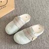 Office new half slippers women wear white shoes board shoes versatile niche sports and leisure shoes