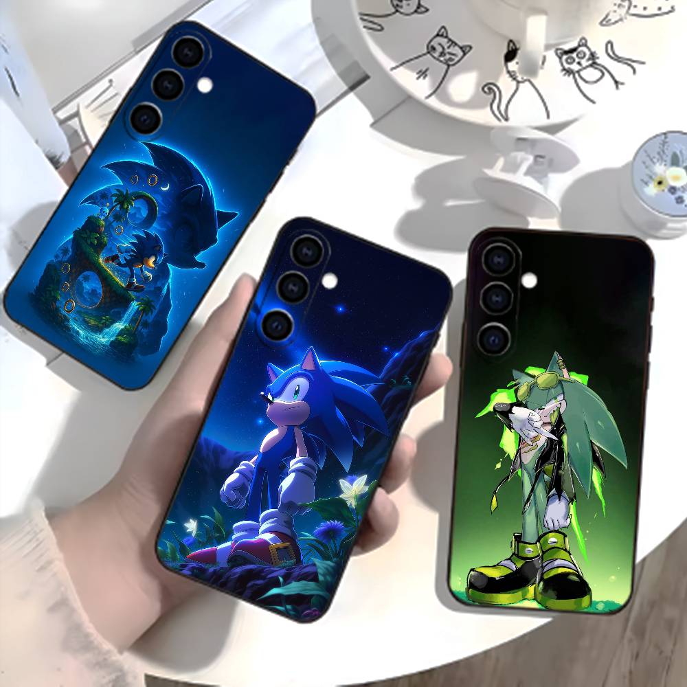 L-Shadow the Hedgehog Phone Case For Samsung Galaxy A73,A21s,A22,A31,A52,A53,A71,A41Soft Black Shell
