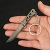 9cm Valorant Xenohunter Melee Weapon Keychain Model Accessorie Delicate Reaver Metal Sword Gifts Toys Crafts Collections Carry Mini Lightweight