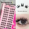 Mengji Shangpin ST77 Self-Adhesive Cat Ear False Eyelashes - Thick, Easy-Use for Beginners.