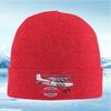 Cessna Plane People Cabin Flight Red Unisex Women Unisex Knitted Hat Beanie Pullover Cap Winter Thermal Warm Christmas Outdoor Cycl