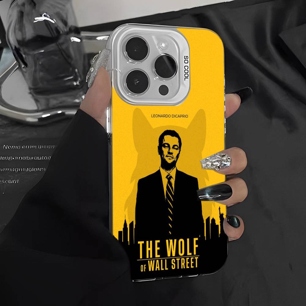 TV The W-Wolf Of W-Wall S-Street Phone Cover For IPhone 16 15 14 13 12 11 17 Pro Max Plus Color Silver Shell