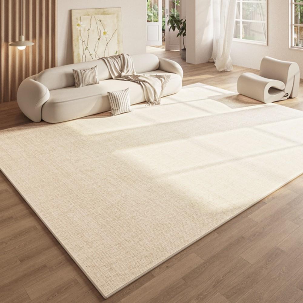 Winter Warmth Cream Style Living Room Sofa Carpet Wash-Free Anti-Slip Bedroom Side Floor Mat Luxury Home Decoration