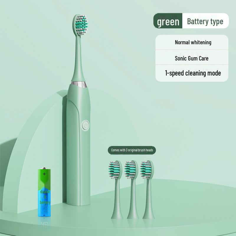 Rechargeable Ultrasonic Electric Toothbrush with Soft Bristles and Water Flosser
