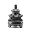 Meditation Home Decor Pagoda Incense Burner Set for Cone Stick Backflow Aromatherapy Yoga Zen Gift