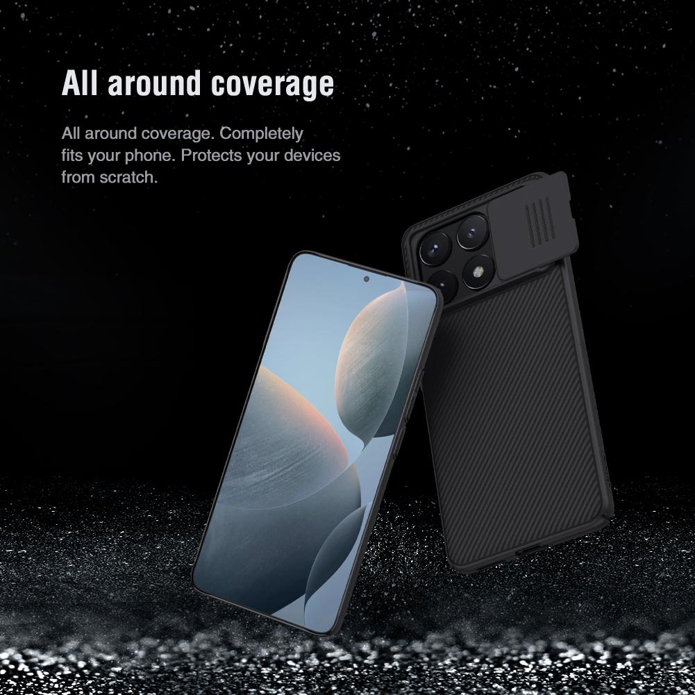NILLKIN Pro Xiaomi Poco X6 Pro 5G pouzdro na telefon CamShield Camera Protection Back Cover