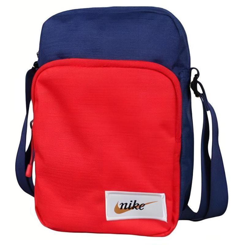 Nike Polyester Crossbody Bag Regular Unisex Red Blue Casual CK0988-492