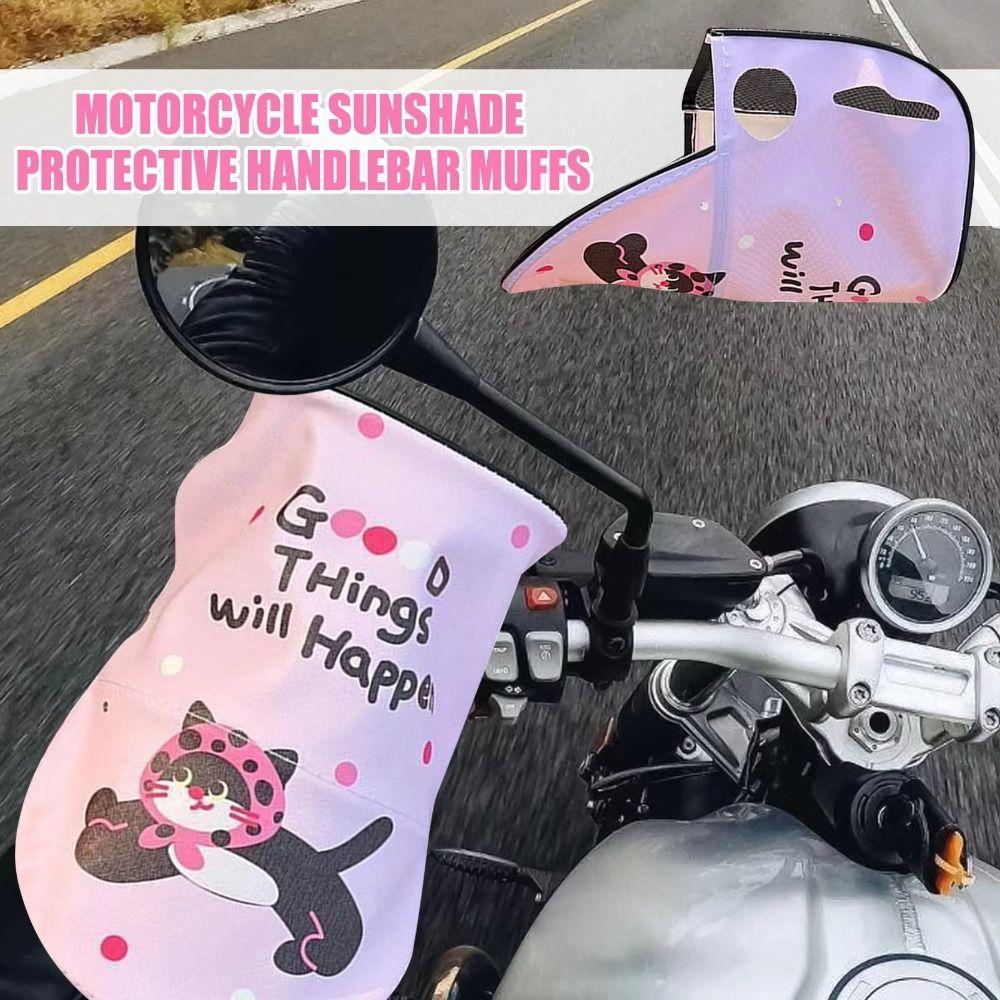 Sun Protection Electric Vehicle Grip Muffs 3D Design Scooter Sunshade Cover  Motorcycle