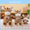 Adorable Cookie Donkey Plush Toy Soft Stuffed Animal Doll For Kids And Girls Gifts