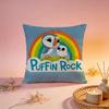 Hot PPuffin Rockiou Cushion Cover Comfortable Durable Pillow Cover MultiScene for Home Office Car Sofa