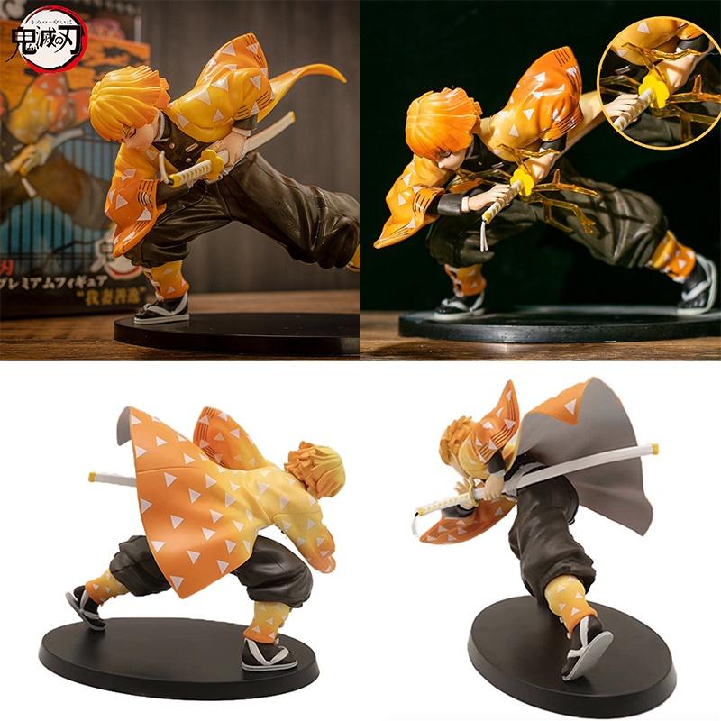 Lebensechte Dämonentöter Agatsuma Zenitsu Figur Spielzeug Für Sammlung Und Geschenke