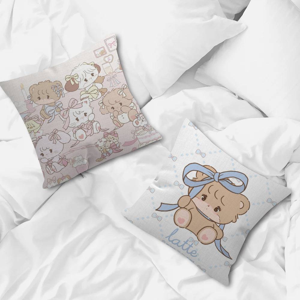 Cute M-Mikko Anime I-Illustrations Personalized Picture Text Home Decorative Pillows Household Gifts 45X45Cm
