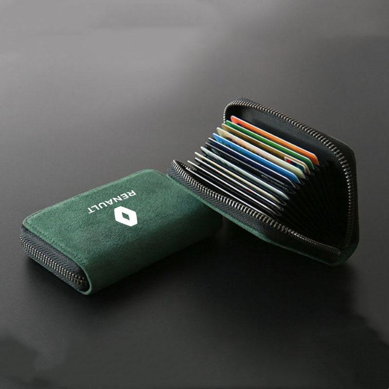 Car Suede Leather Portable Storage Box Key Bag for Renault Scenic Clio Laguna Fluence Megane Trafic Talisman Twingo Accessories R777