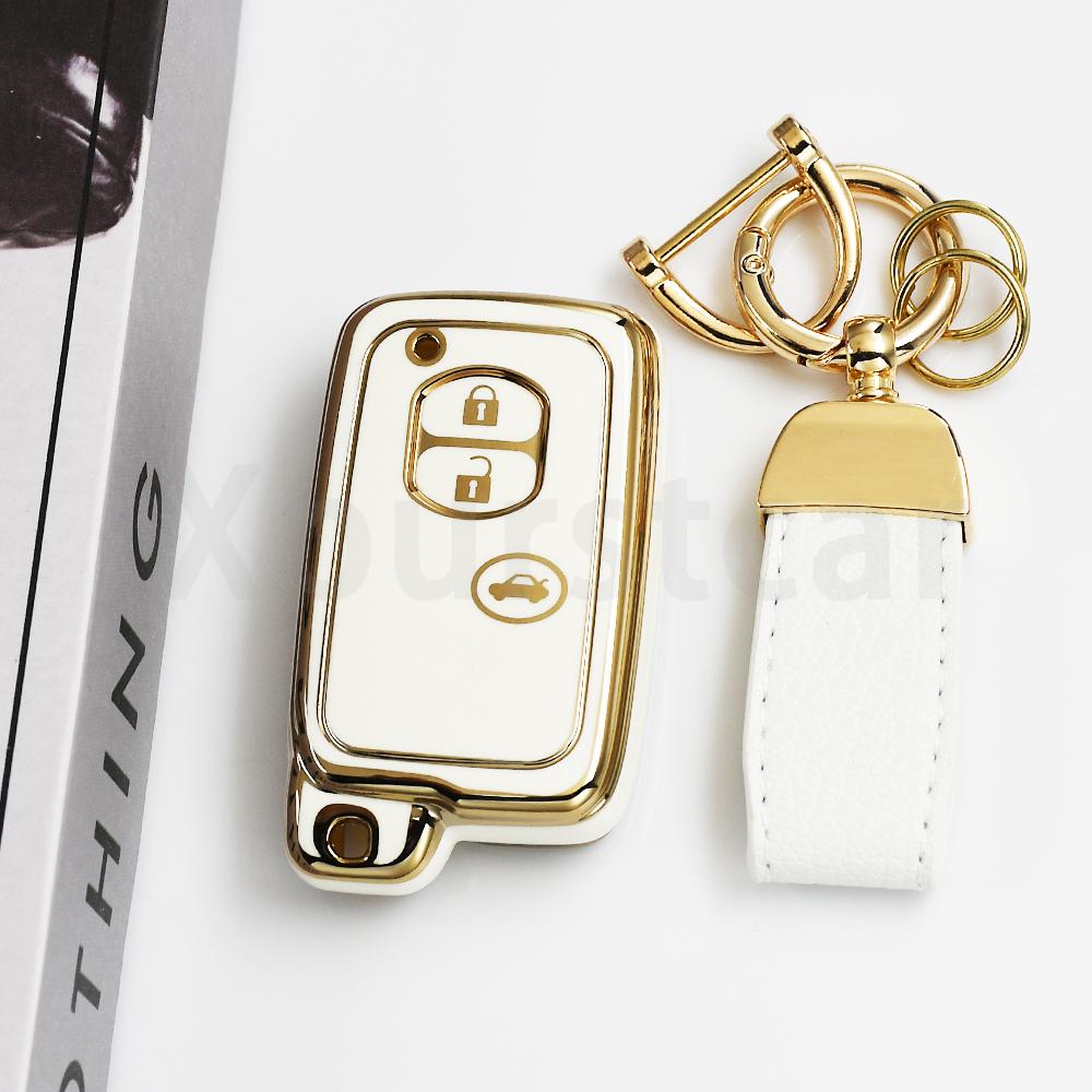 Fashion Tpu For Toyota Land Cruiser Auris Prius 30 Alpha Aqua Lexus Lc 200 Car Key Case 2/3/4 Buttons Remote Cover Shell Holder
