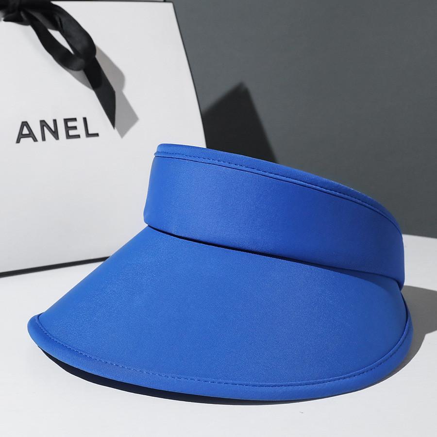 

Popular Korean Style Wide-brimmed Ice-cool Top Hat For Women To Make Face Look Smaller Blue
