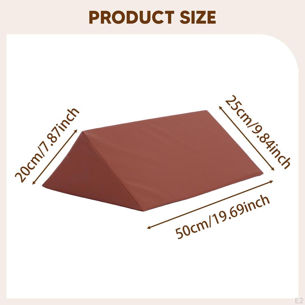 Lightweight Triangle Cushion for Bed Positioning Versatile Use