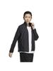 Adidas WI008 Jersey Regular Fit Windbreaker Size M Women's Top, 3-Stripes, Jacket, Black/Black (HM2802),